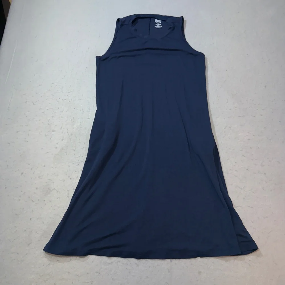 Wonder‎ Nation Swing Dress Girls XL 14-16 Plus Blue Excellent Sleeveless Pockets
